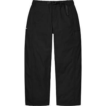 Black Supreme Belted Trail Pant Pants | IN176IS