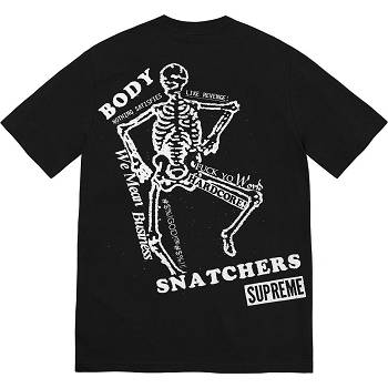 Black Supreme Body Snatchers Tee T Shirts | IN350MA