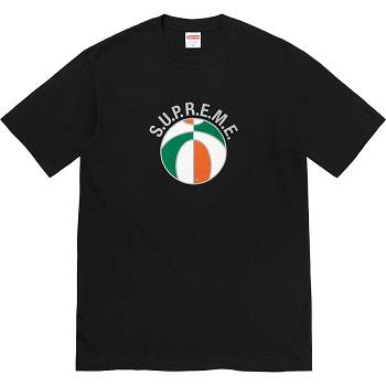 Black Supreme League Tee T Shirts | IN358IS