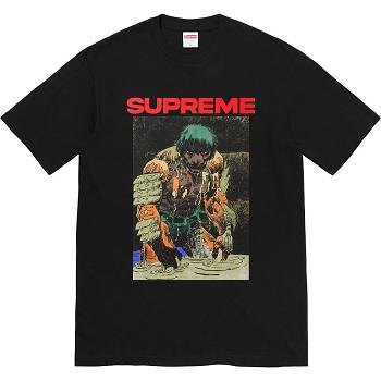 Black Supreme Ronin Tee T Shirts | IN352WY