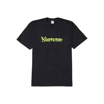 Black Supreme Shrek T Shirts | IN395LH