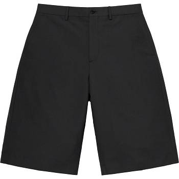 Black Supreme Wool Trouser Shorts | IN237JJ