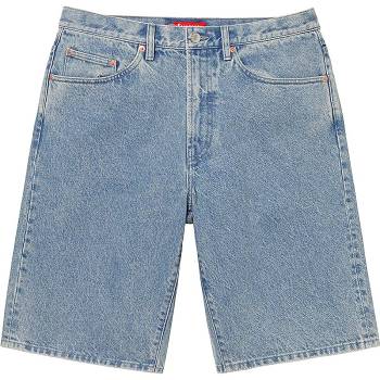 Blue Supreme Baggy Denim Shorts | IN236HK