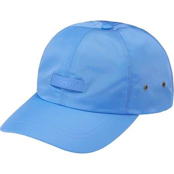 Blue Supreme Leather Patch 6-Panel Hats | IN471JJ