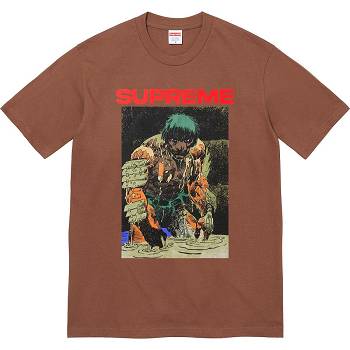 Brown Supreme Ronin Tee T Shirts | IN351QZ