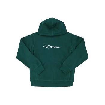 Green Supreme Classic Script Hooded Sweatshirts | IN323NB