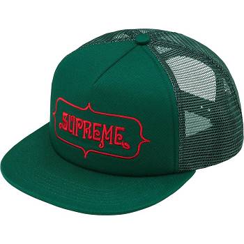 Green Supreme Highest Mesh Back 5-Panel Hats | IN462IS