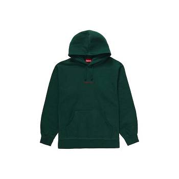 Green Supreme Number One Hooded Sweatshirts | IN328RW
