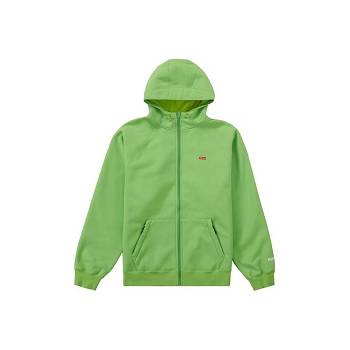Green Supreme Pastel Zip Up Hooded Sweatshirts | IN329TV