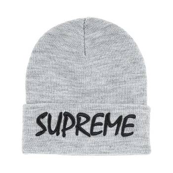 Grey Supreme FTP knitted Beanie Hats | IN481QZ
