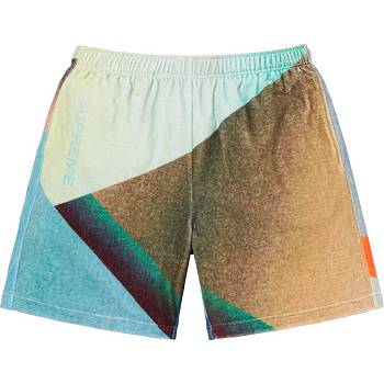 Multicolor Supreme Geo Velour Shorts | IN226YU