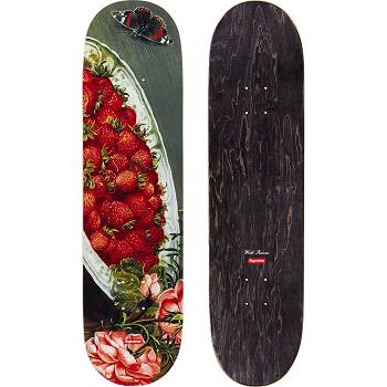 Multicolor Supreme Strawberries Skateboard Accessories | IN419JJ