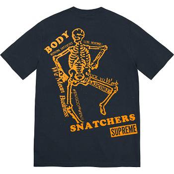 Navy Supreme Body Snatchers Tee T Shirts | IN347VD