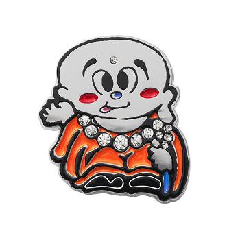 Silver Supreme AOI Buddha Pin Accessories | IN401NB