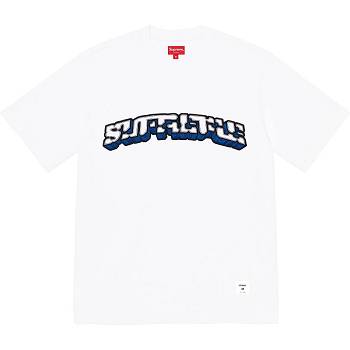 White Supreme Block Arc S/S Top Sweaters | IN262HK