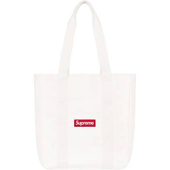White Supreme Canvas Tote Bags | IN423XF