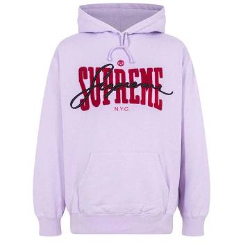 White Supreme Chenille Hoodie | IN105GL