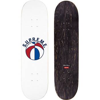 White Supreme League Skateboard Accessories | IN420KI