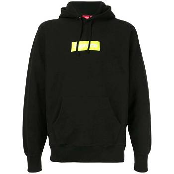 Yellow Supreme Box Logo Sweatshirts | IN320CE