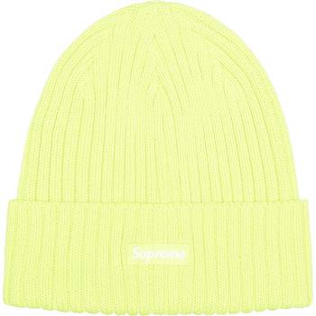 Yellow Supreme Overdyed Beanie Hats | IN433TV